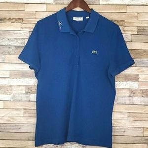 Slate Blue Lacoste Fashion Polo Shirt